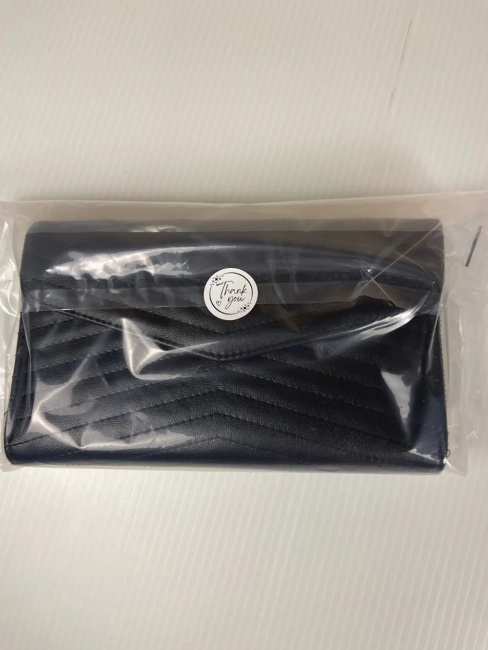 Black Chevron Quilted Phone Wristlet Wallet Clutch Zip Around Organizer